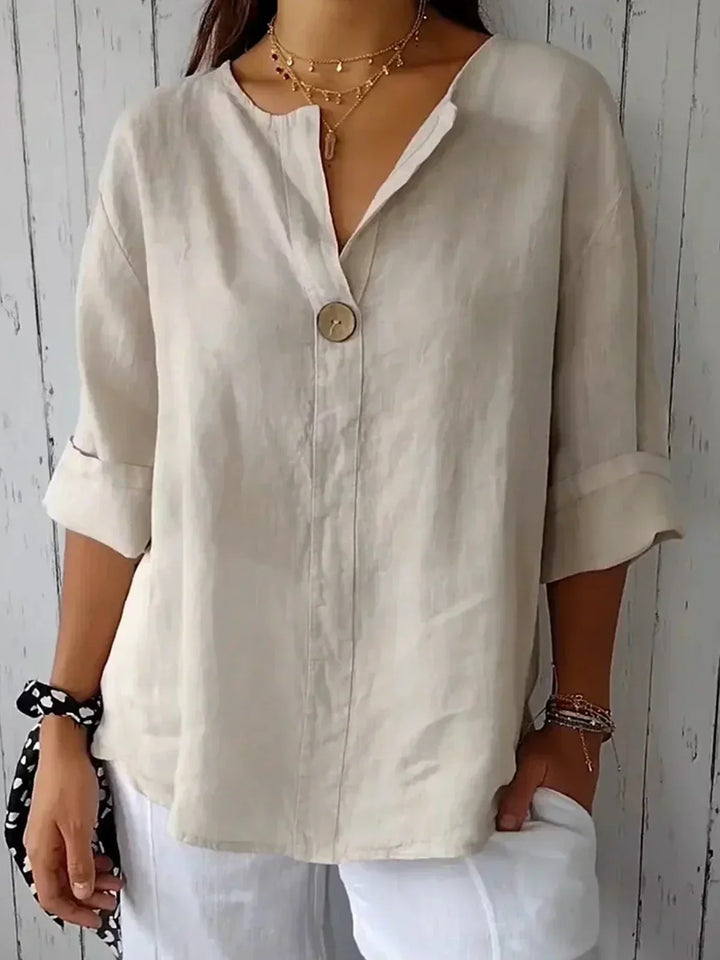 Jess | Casual V-Neck Blouse