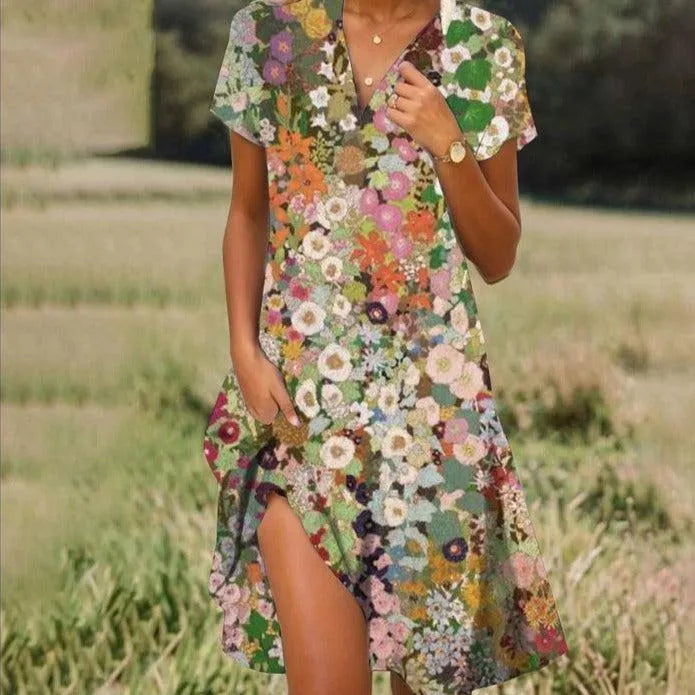 Marilyn | Floral Print Dress