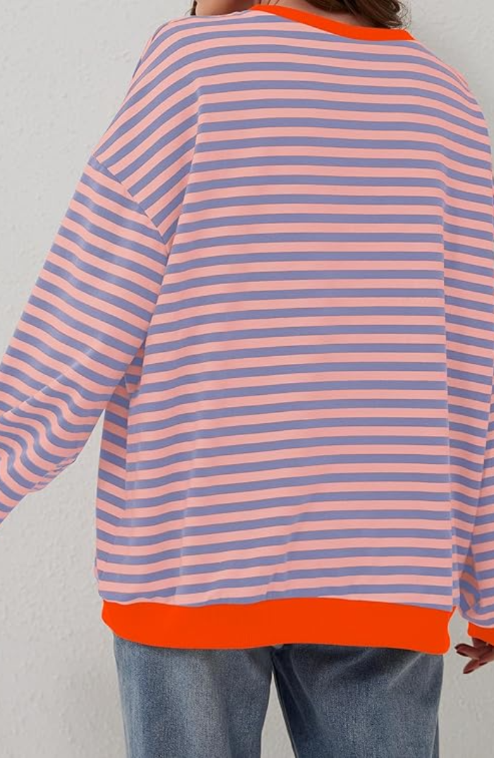 Mana | Striped oversized sweater