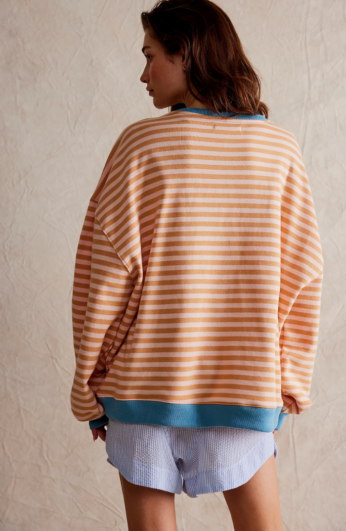 Mana | Striped oversized sweater