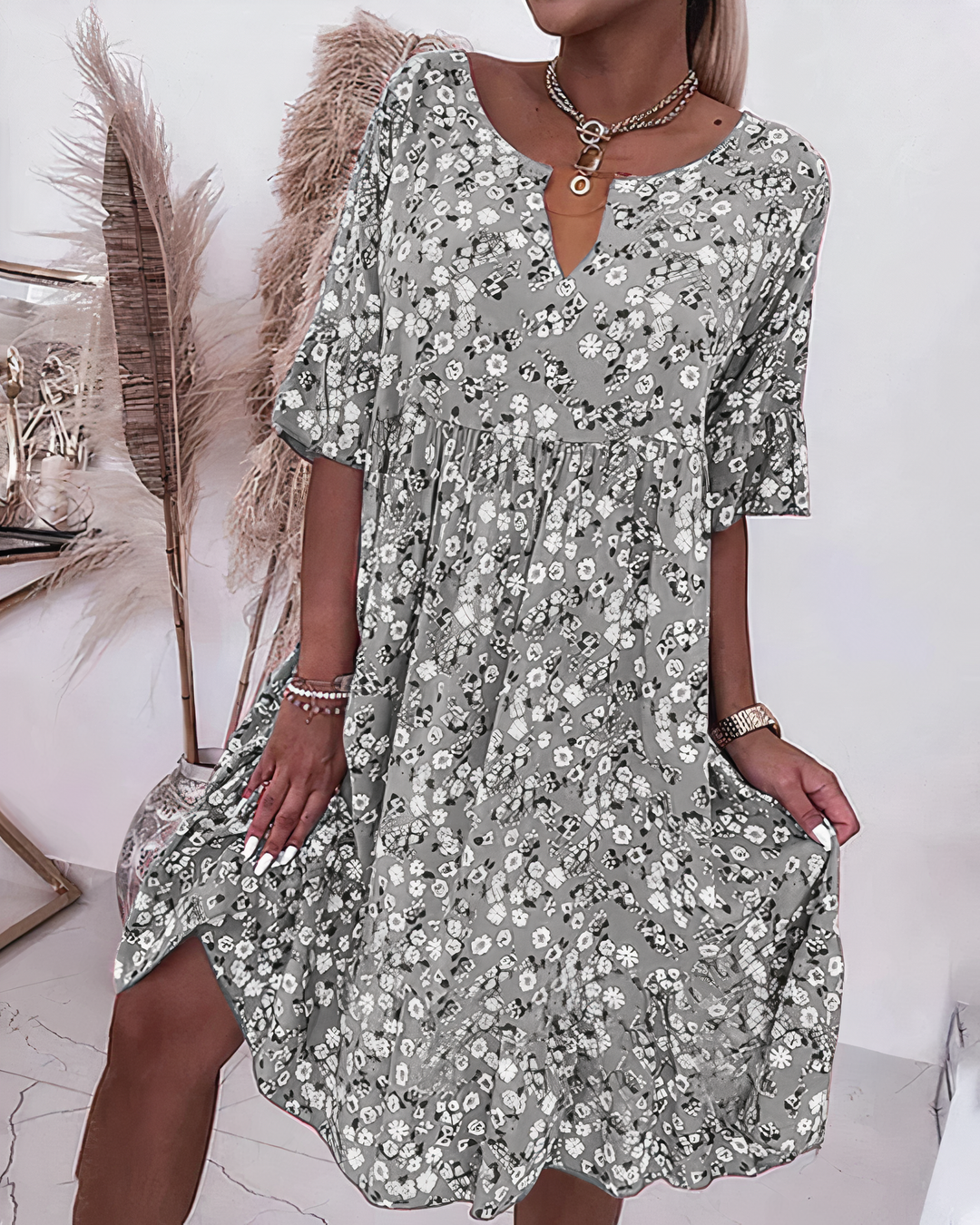 Ellie | Comfortable Floral Dress