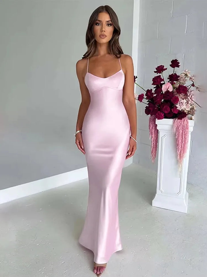 Charlotte | Satin Long Dress