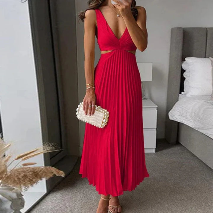 Gabby | Deep V Elegant Dress