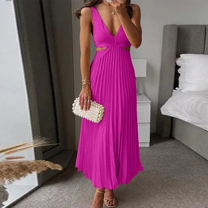 Gabby | Deep V Elegant Dress