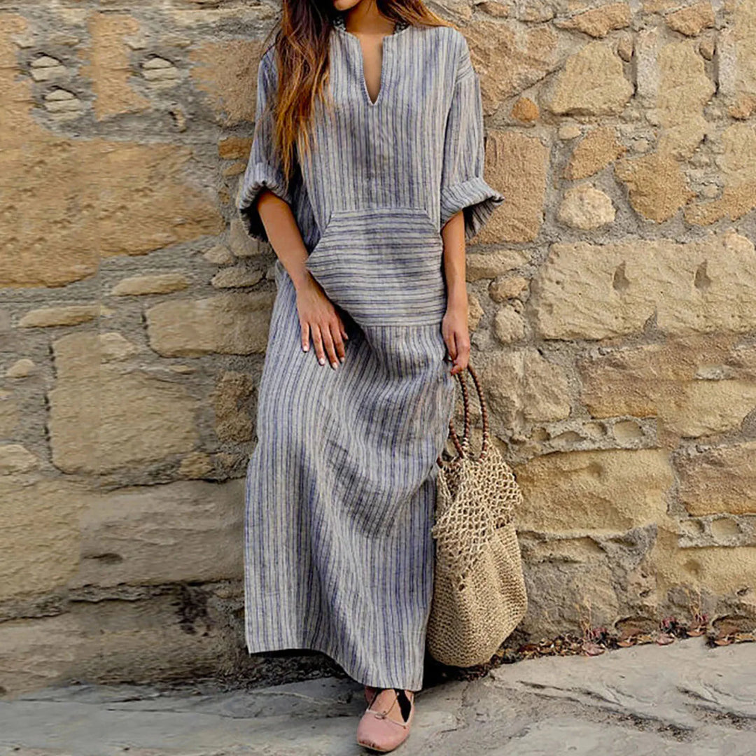 Gabrielle | Striped Maxi Dress