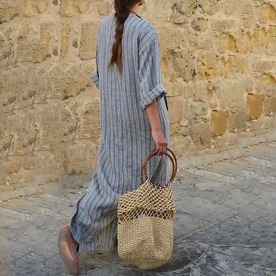 Gabrielle | Striped Maxi Dress