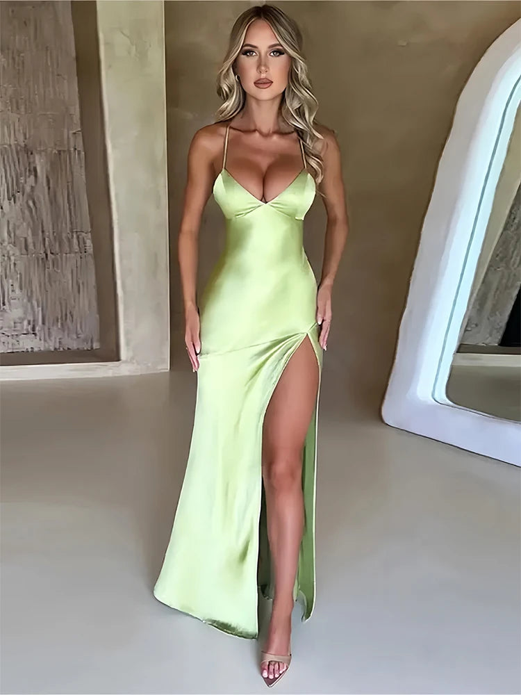 Charlotte | Satin Long Dress