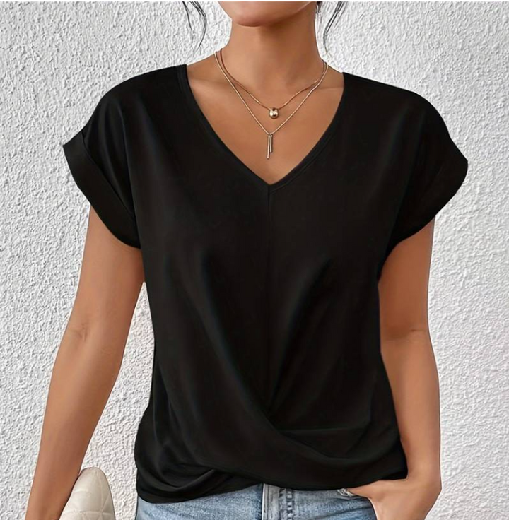 Paula | Elegant V-Neck Shirt