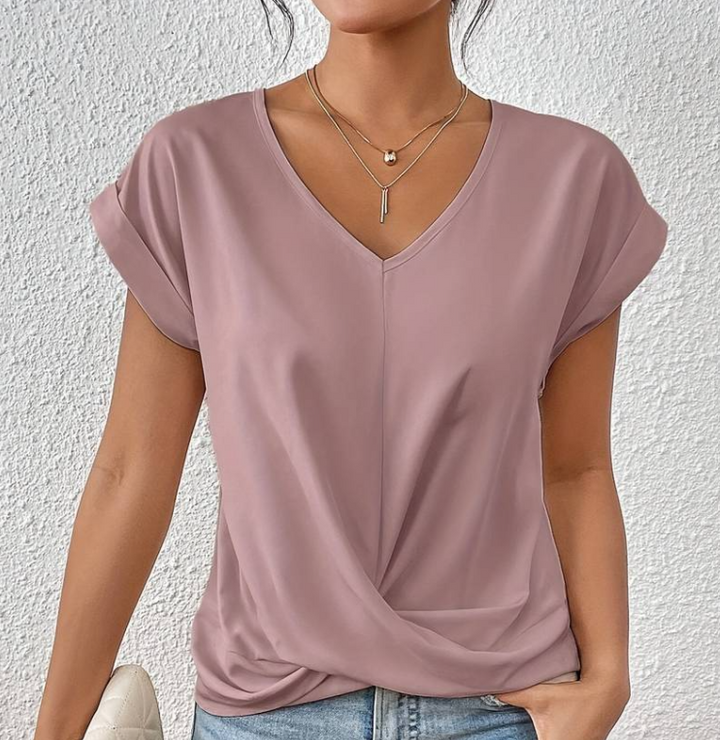 Paula | Elegant V-Neck Shirt