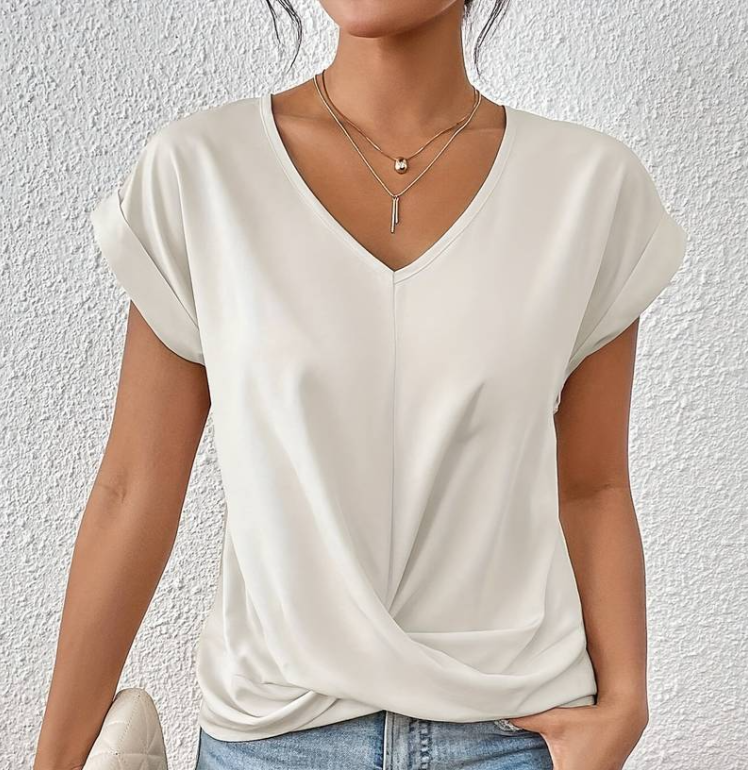 Paula | Elegant V-Neck Shirt