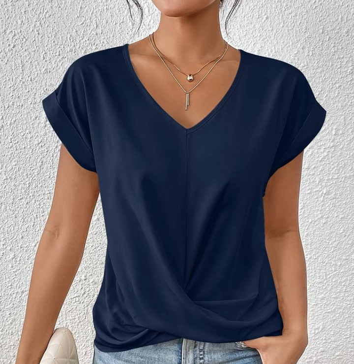 Paula | Elegant V-Neck Shirt