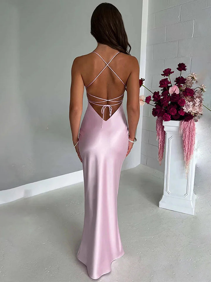 Charlotte | Satin Long Dress