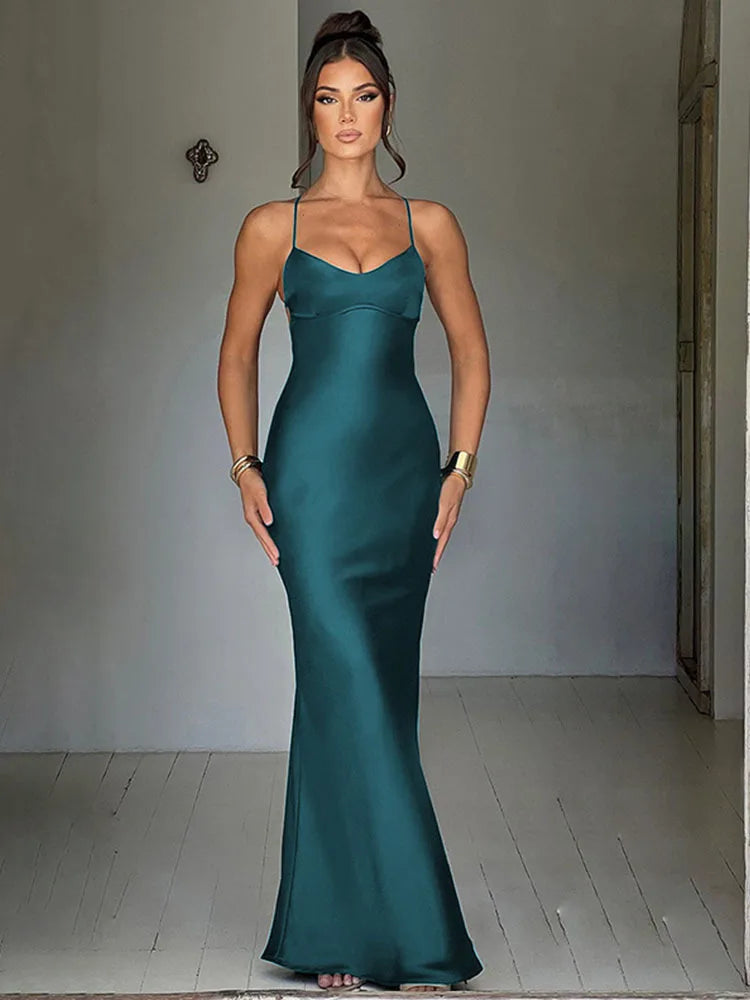 Charlotte | Satin Long Dress