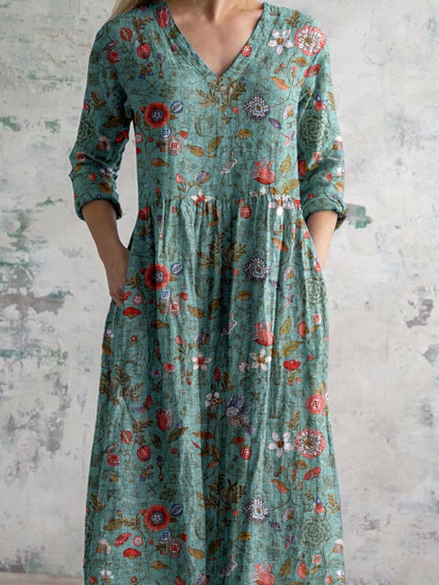 Janice | Floral Maxi Dress