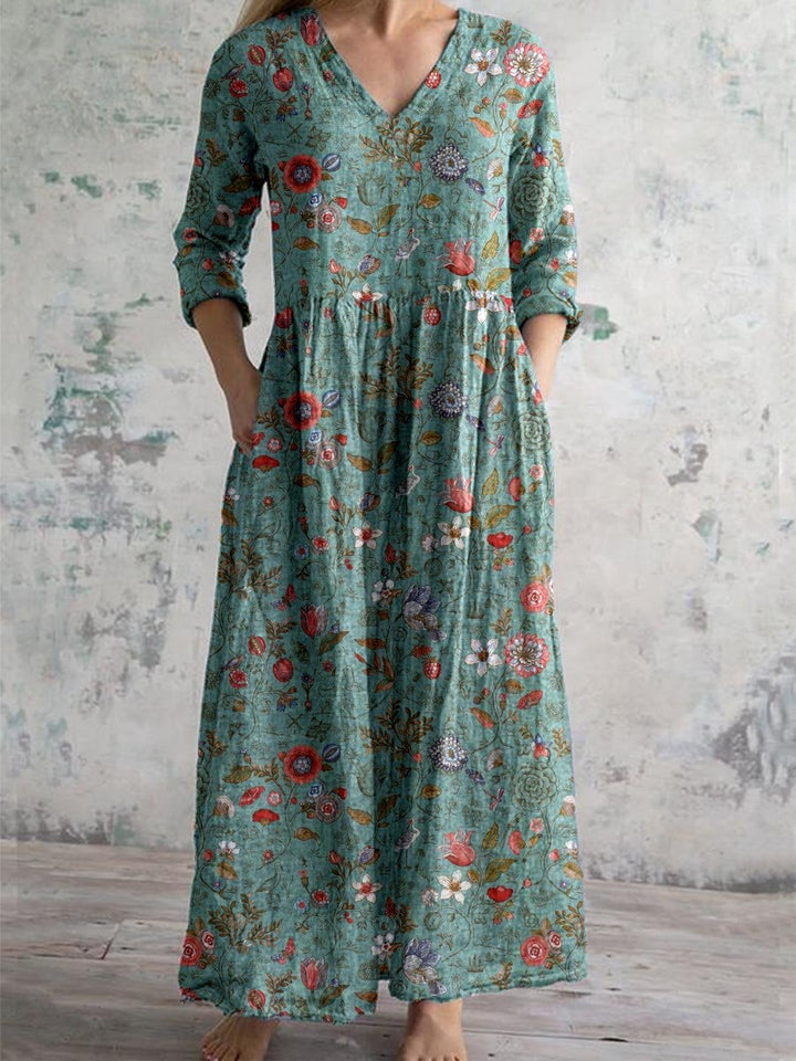 Janice | Floral Maxi Dress