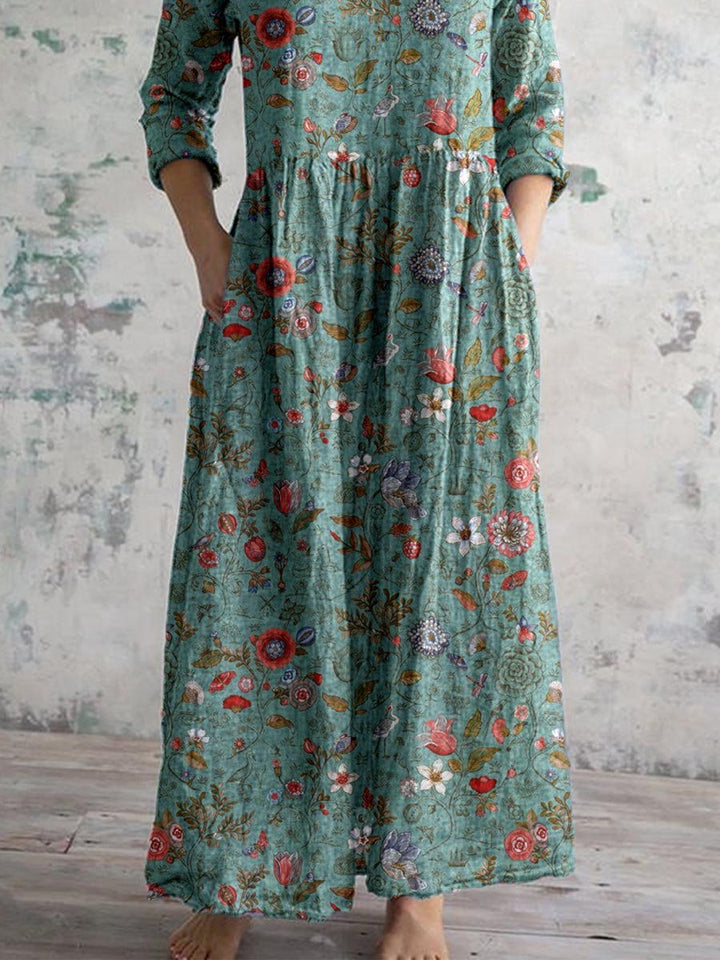 Janice | Floral Maxi Dress