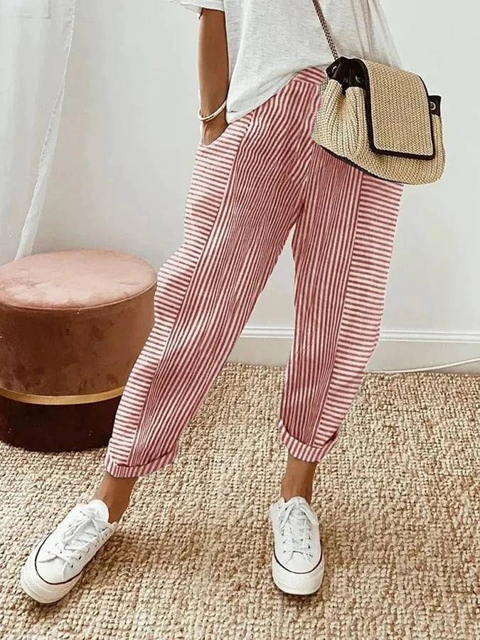 Lore | Striped Cotton Pants